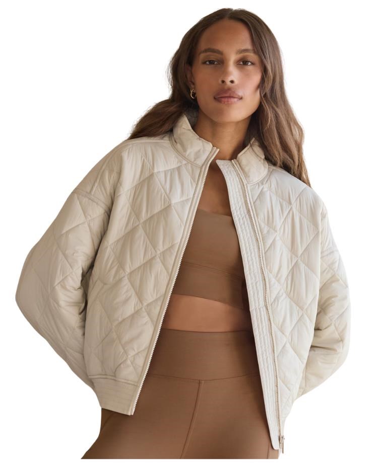 Travis Mathew Lights at Night Quilted damska kurtka, pumice stone