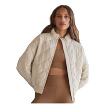 Travis Mathew Lights at Night Quilted damska kurtka, pumice stone