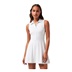 Travis Mathew Moveknit Sleeveless Polo damska sukienka, biała