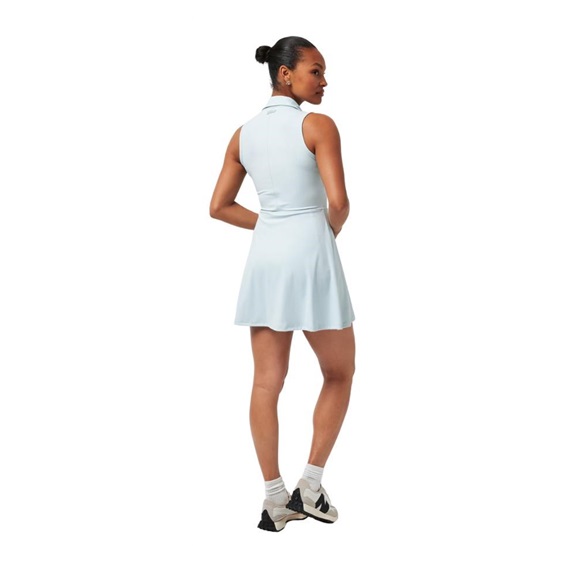 Travis Mathew Moveknit Sleeveless Polo damska sukienka, heather baby blue