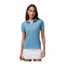 Travis Mathew Featherweight Active Printed damskie polo, smoke blue multi