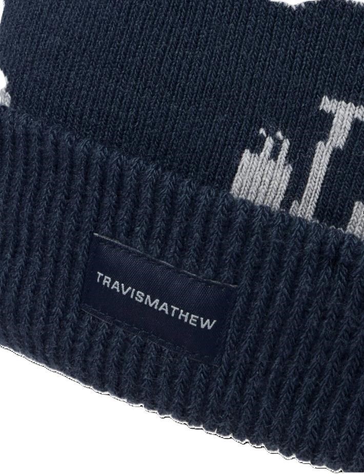 Travis Mathew Mapes męska czapka zimowa, granatowa