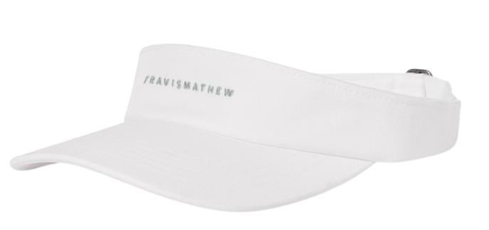 Travis Mathew Timberline damski daszek golfowy, biały