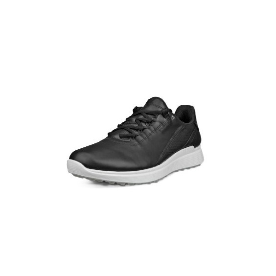 Ecco S-Casual męskie buty golfowe, czarne