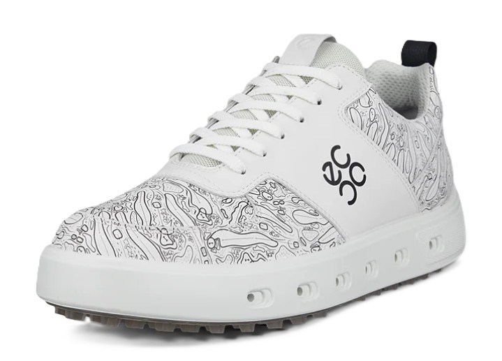 Ecco Street 720 męskie buty golfowe, białe