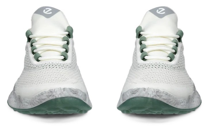 Ecco Biom H5 ladies golf shoes, white/sedum green