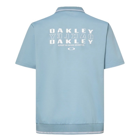 Oakley O-SYNC PACK ABSTRACT HEM męskie polo, blue ice