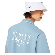Oakley O-SYNC PACK ABSTRACT HEM męskie polo, blue ice