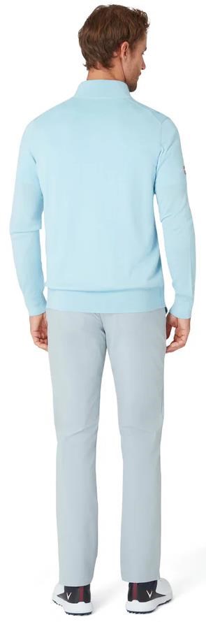 Callaway 1/4 Blended Merino męski sweter, niebieski