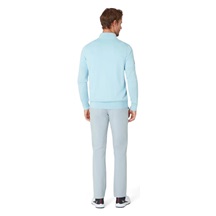 Callaway 1/4 Blended Merino męski sweter, niebieski