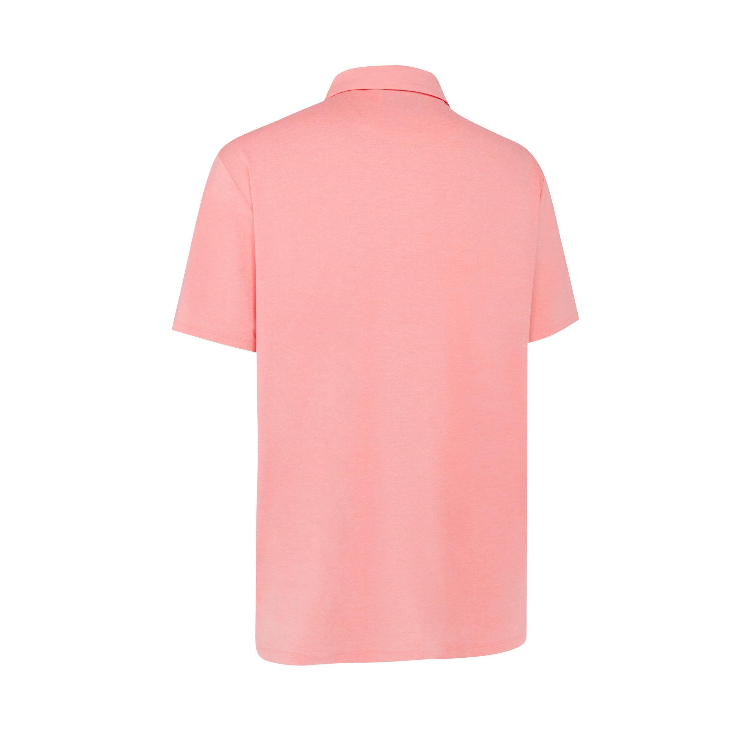 Callaway Premium Heathered męskie polo, strawberry pink heather