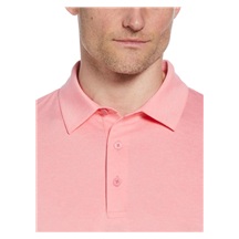 Callaway Premium Heathered męskie polo, strawberry pink heather