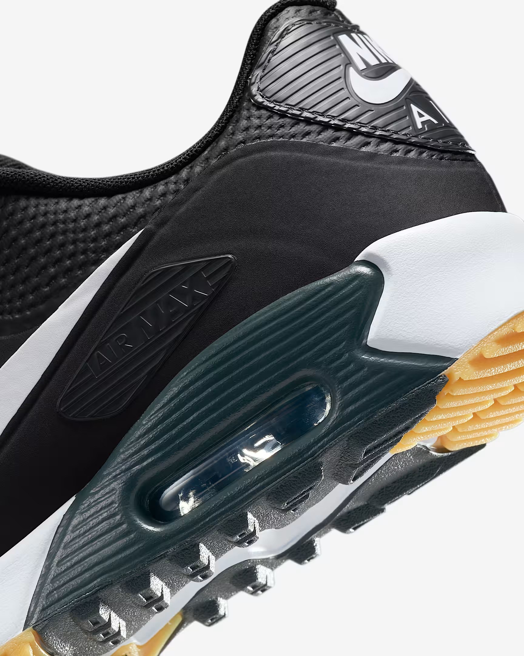 Nike AIR MAX 90 G buty golfowe, czarno/białe