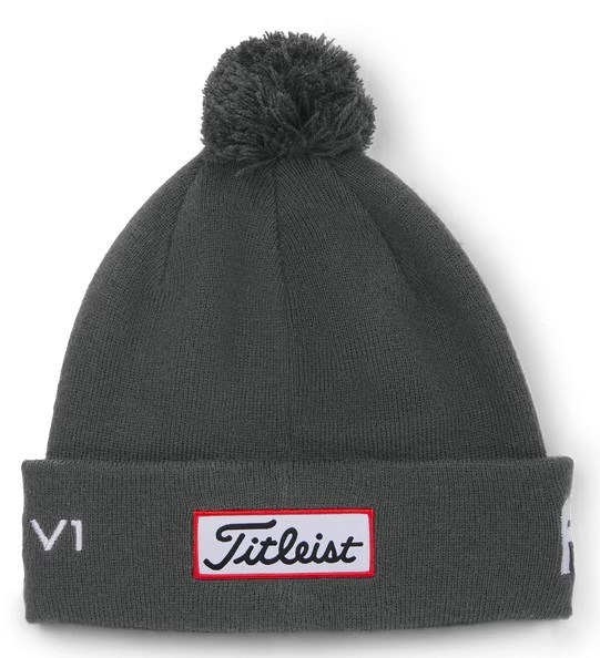 Titleist Tour Pom Pom czapka zimowa, szara