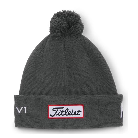 Titleist Tour Pom Pom czapka zimowa, szara