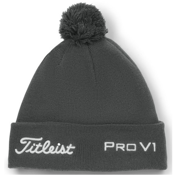 Titleist Tour Pom Pom czapka zimowa, szara