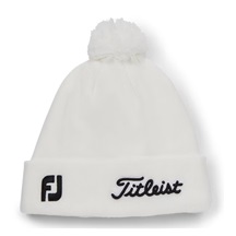 Titleist Tour Pom Pom czapka zimowa, biała