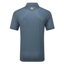 FootJoy Wiggle Print Lisle męskie polo, granatowy/szary/biały