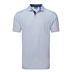 FootJoy Irongate Print Lisle męskie polo, biały/granatowy