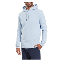 FootJoy Ottoman Jacquard Hoodie męska bluza, skyway
