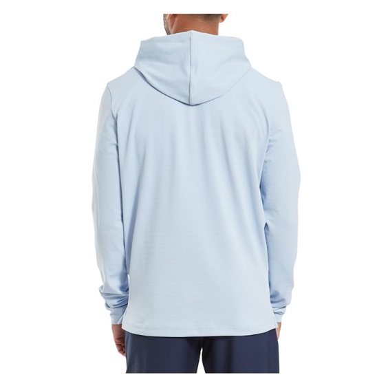 FootJoy Ottoman Jacquard Hoodie męska bluza, skyway