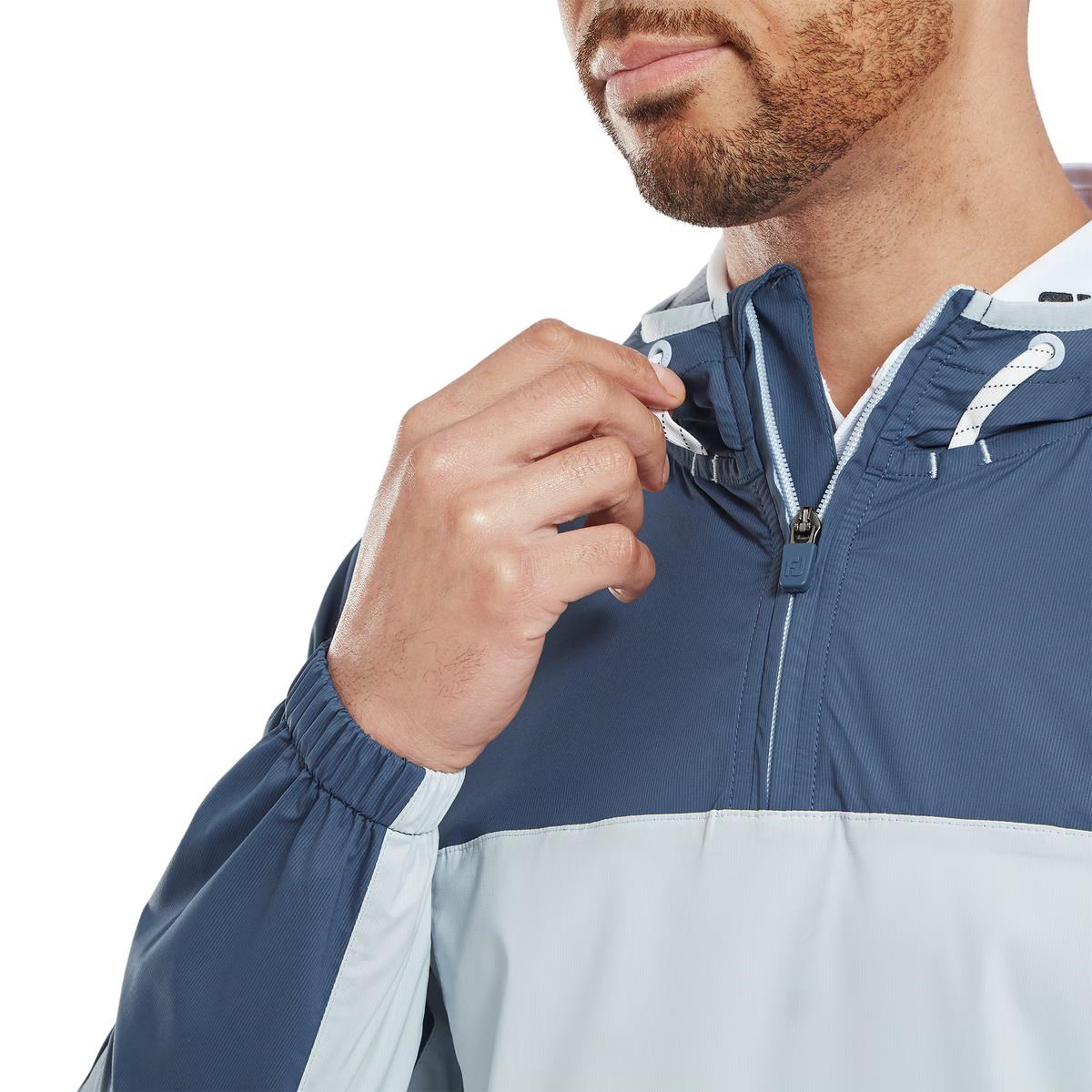 FootJoy TempoSeries Hoodie męska kurtka, dark denim/skyway