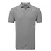 FootJoy Micro Feeder Stripe Lisle męskie polo, czarne/biały