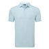 FootJoy Micro Feeder Stripe Lisle męskie polo, niebieski/biały