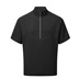 FootJoy Zephyr Short Sleeve Windshirt męska kurtka z krótkim rękawem, czarna