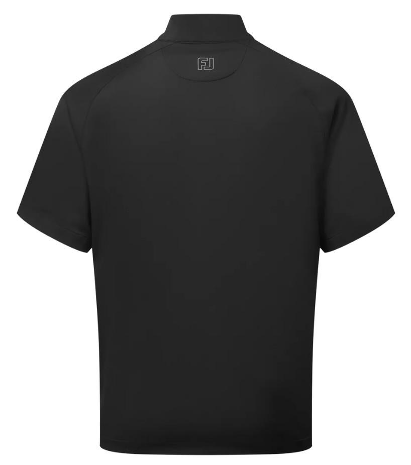 FootJoy Zephyr Short Sleeve Windshirt męska kurtka z krótkim rękawem, czarna