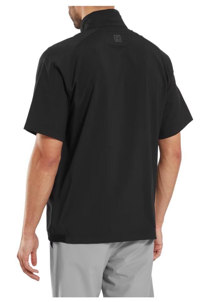 FootJoy Zephyr Short Sleeve Windshirt męska kurtka z krótkim rękawem, czarna