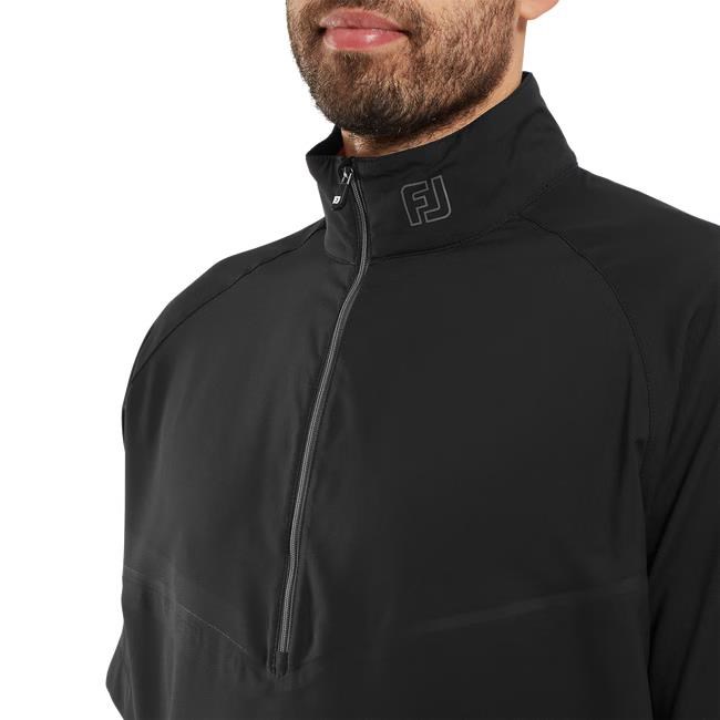 FootJoy Zephyr Short Sleeve Windshirt męska kurtka z krótkim rękawem, czarna