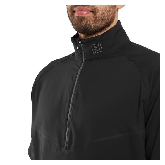 FootJoy Zephyr Short Sleeve Windshirt męska kurtka z krótkim rękawem, czarna