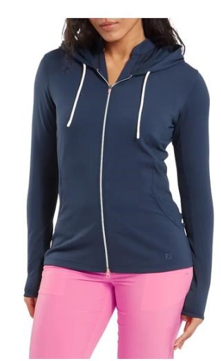 Footjoy Full-Zip Double Knit damska bluza, granatowa
