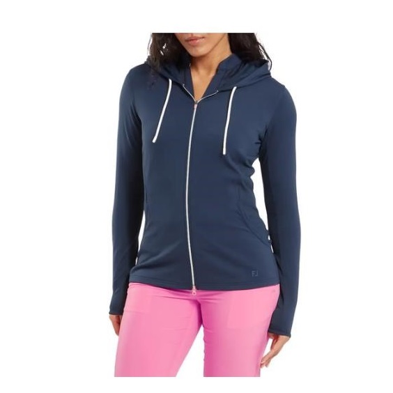 Footjoy Full-Zip Double Knit damska bluza, granatowa