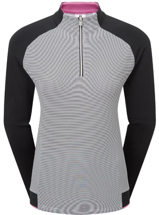 FootJoy 1/4-Zip Midlayer damska bluza, czarne