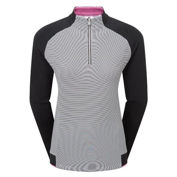 FootJoy 1/4-Zip Midlayer damska bluza, czarne