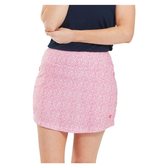 FootJoy Aerial Performance Knit spódnica golfowa, pink lemonade animal print