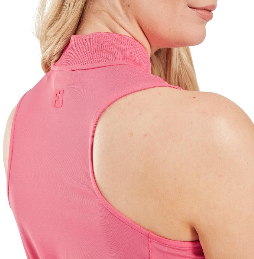 FootJoy 1/4-Zip Sleeveless sukienka golfowa, różowy