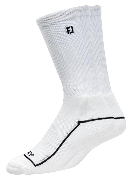 FootJoy ProDry Crew damskie skarpetki, 1para, białe