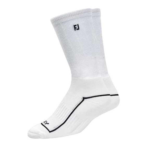FootJoy ProDry Crew damskie skarpetki, 1para, białe