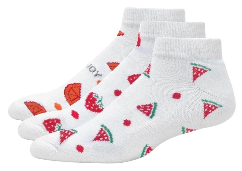 FootJoy ComfortSof Sportlet Fruit damskie skarpetki, 3pary