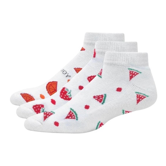 FootJoy ComfortSof Sportlet Fruit damskie skarpetki, 3pary
