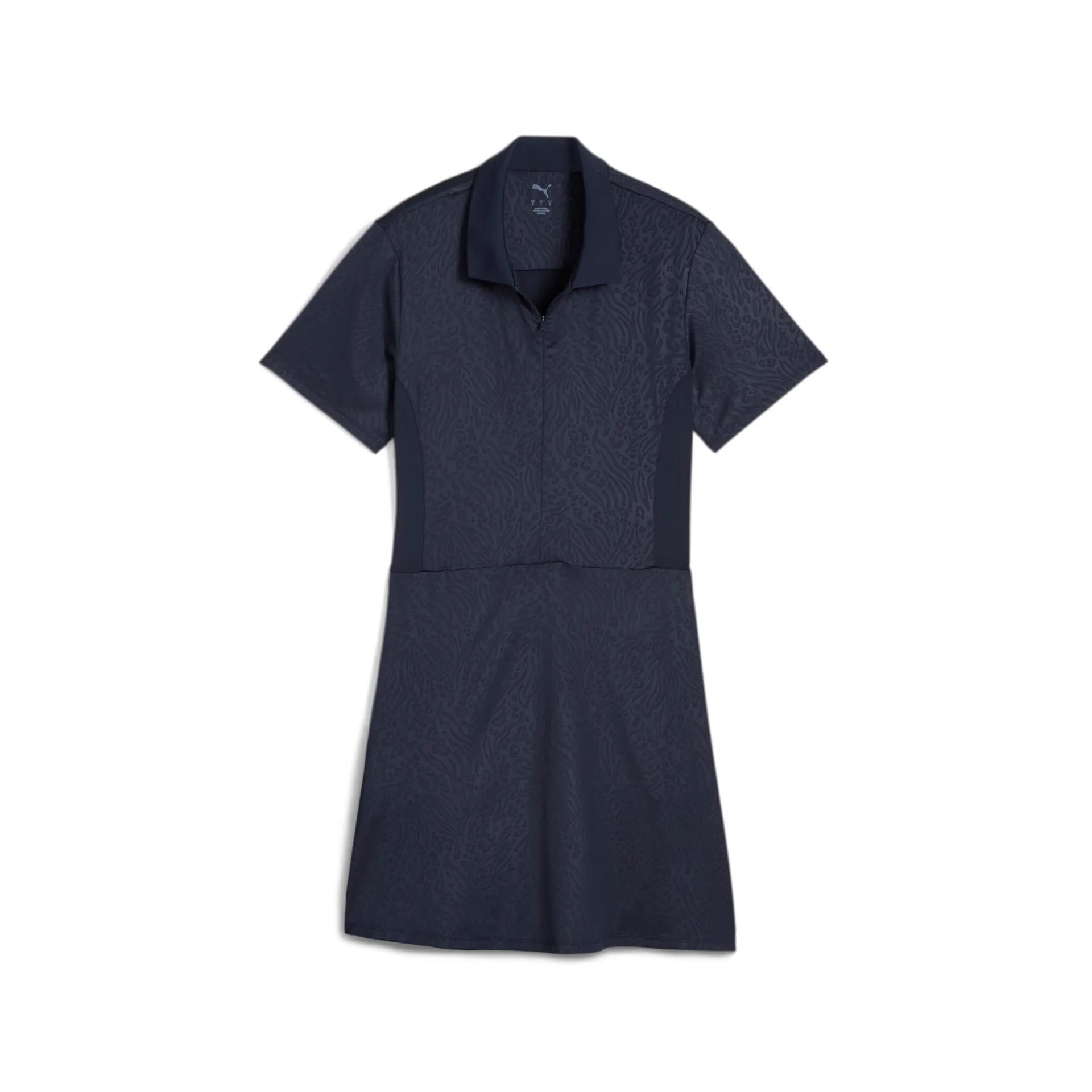 Puma Kassidy Animal Deboss sukienka golfowa, granatowa