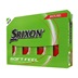 Srixon Soft Feel Brite piłki golfowe, czerwone