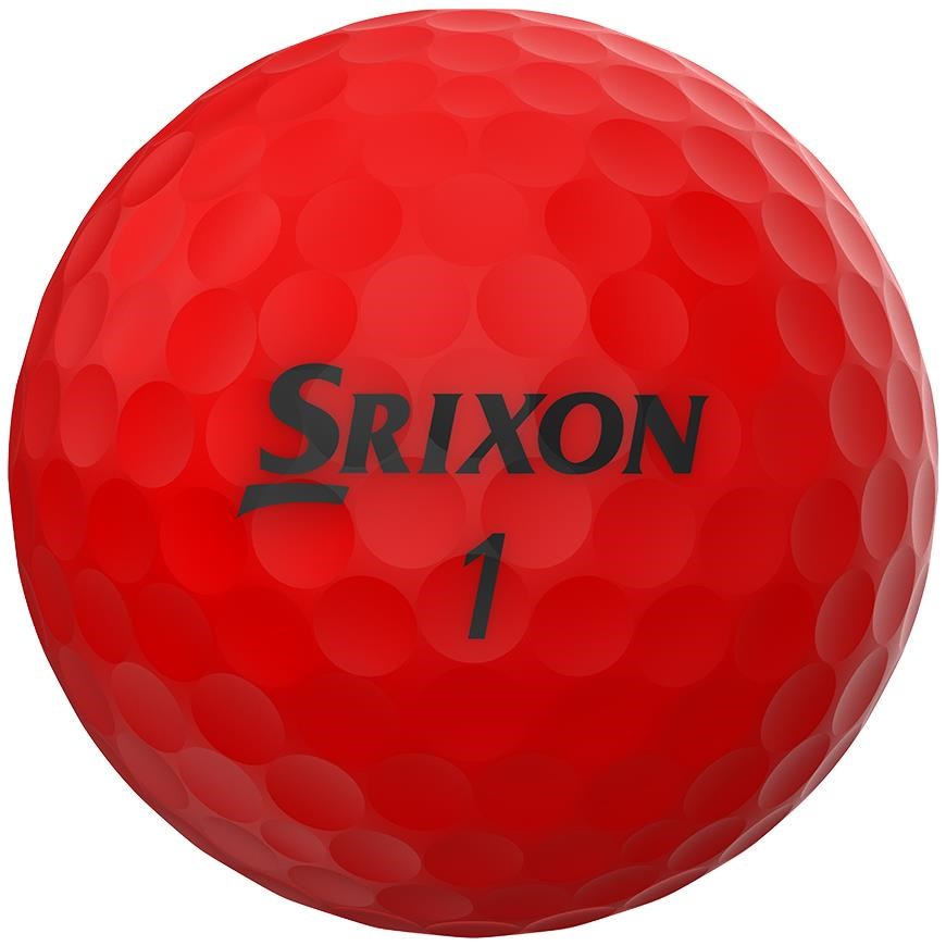 Srixon Soft Feel Brite piłki golfowe, czerwone