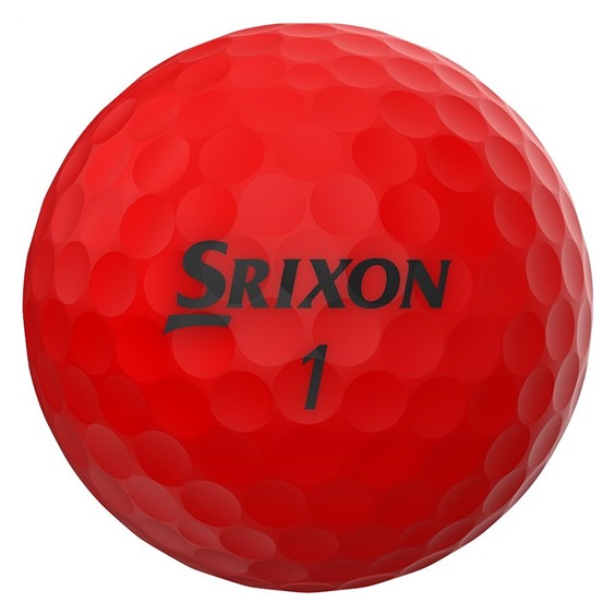 Srixon Soft Feel Brite piłki golfowe, czerwone