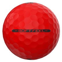 Srixon Soft Feel Brite piłki golfowe, czerwone