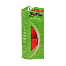 Srixon Soft Feel Brite piłki golfowe, czerwone