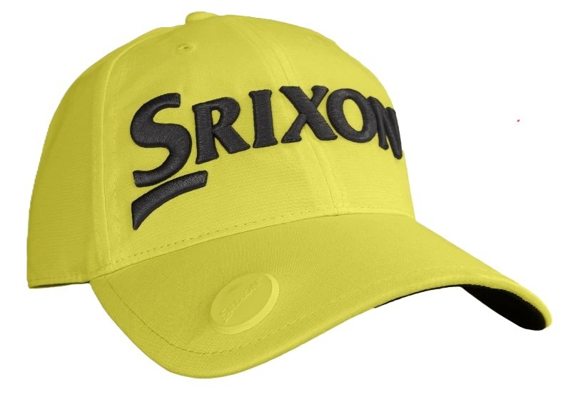 Srixon Ball Marker czapka z daszkiem, żółta + marker